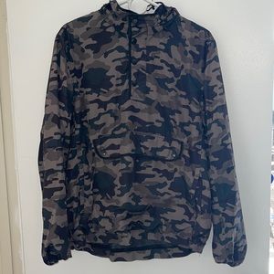 Camo windbreaker